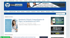 Desktop Screenshot of clubdecontadores.com